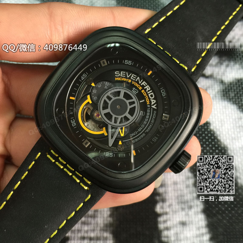 【一比一】七個星期五 SevenFriday MICAH'S VOICE PVD外殼 黑色面